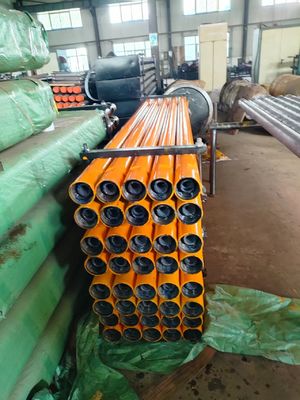 Ống khoan thép carbon 8.56mm, cấu trúc thành đôi chắc chắn, OD 73/76/89mm, Đen/Xanh dương